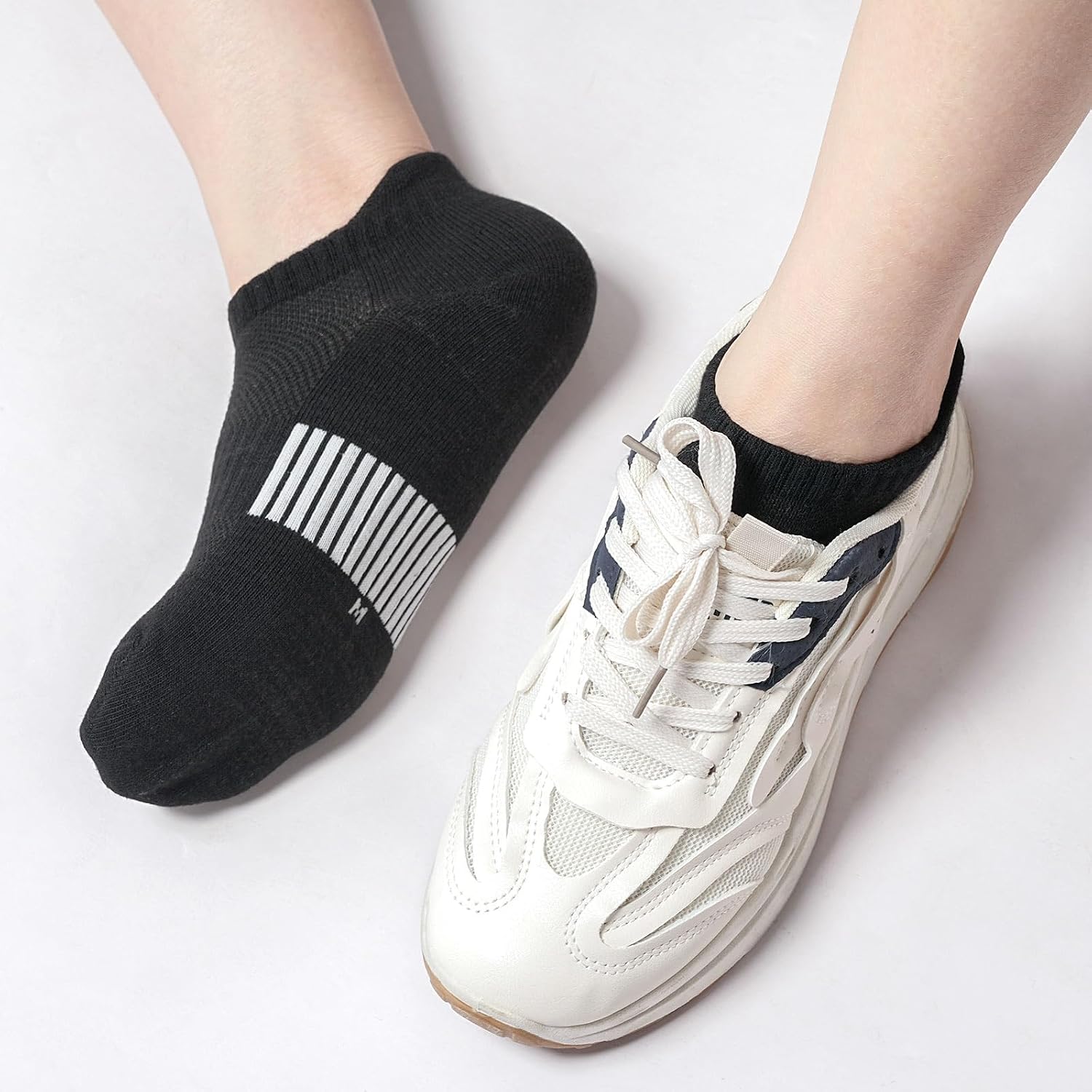 Detalle 2 de Blu Ninfee Bambus Sneaker Socken Damen