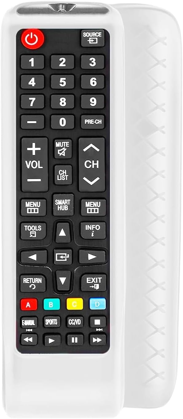 Detalle de Silicone case for LG AKB Series remotes (AKB75095307, AKB74915305, AKB75375604) – anti-slip TV remote sleeve