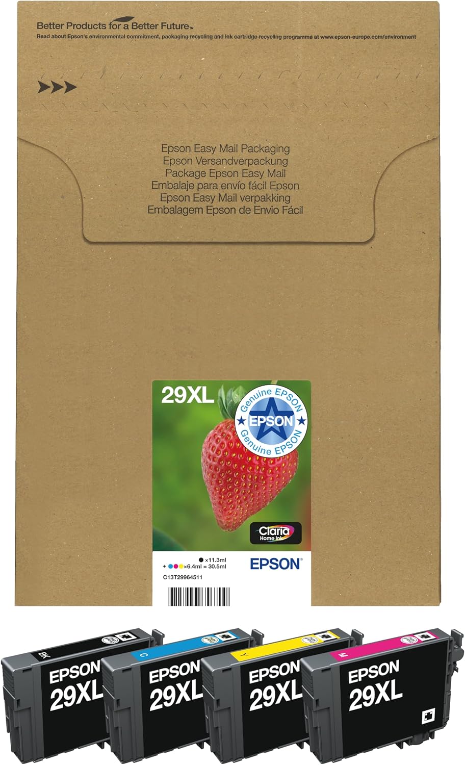 Epson 29XL Strawberry 4‑Colour Ink Multipack