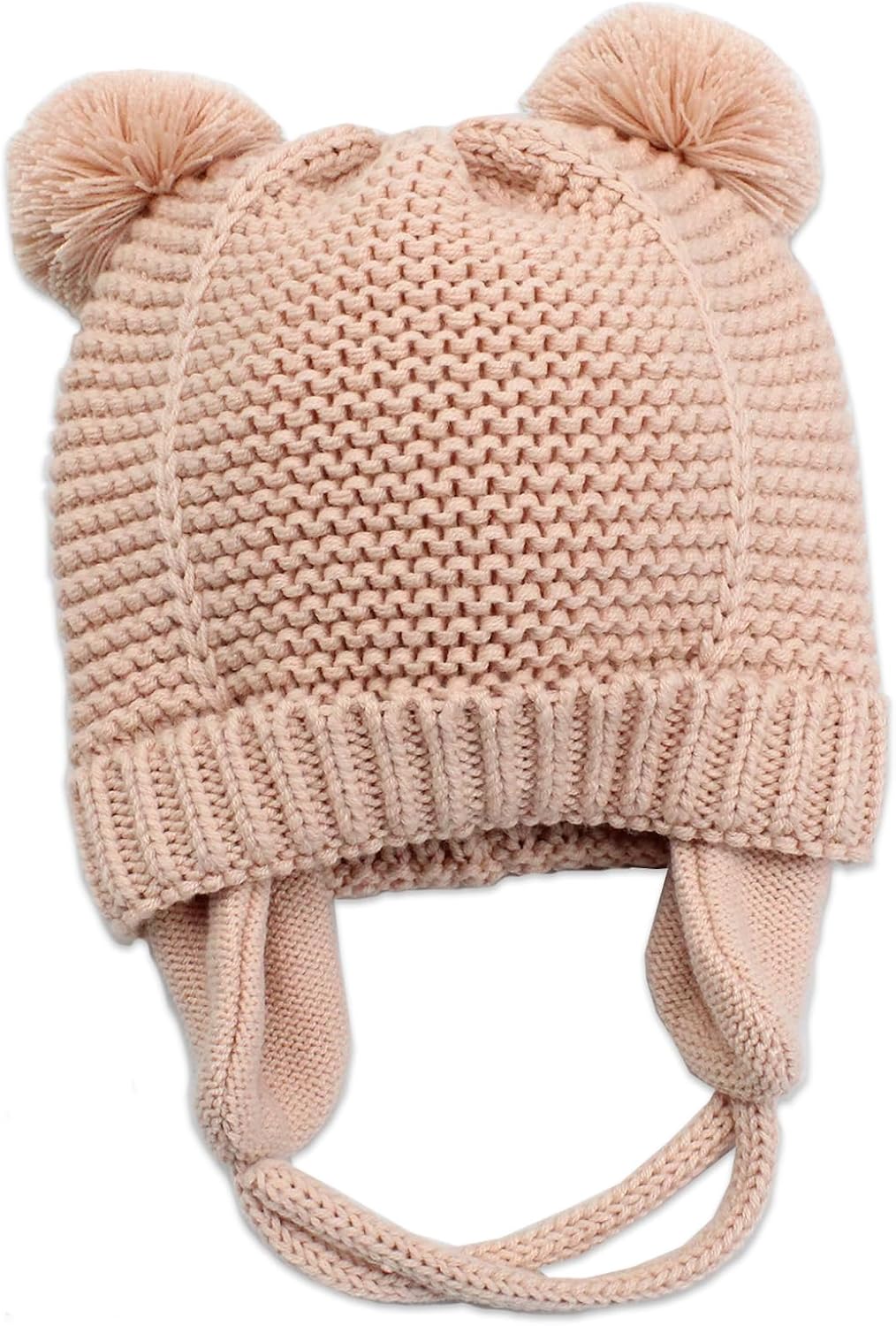 Thumbnail 6 de Exemaba Baby Warm Hat with Earflaps, Fleece Lining and Chin Strap – Pom-pom Winter Beanie for Toddlers
