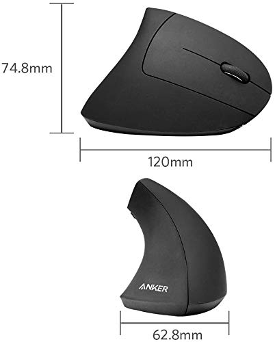Detalle de Anker 2.4G Wireless Vertical Ergonomic Optical Mouse