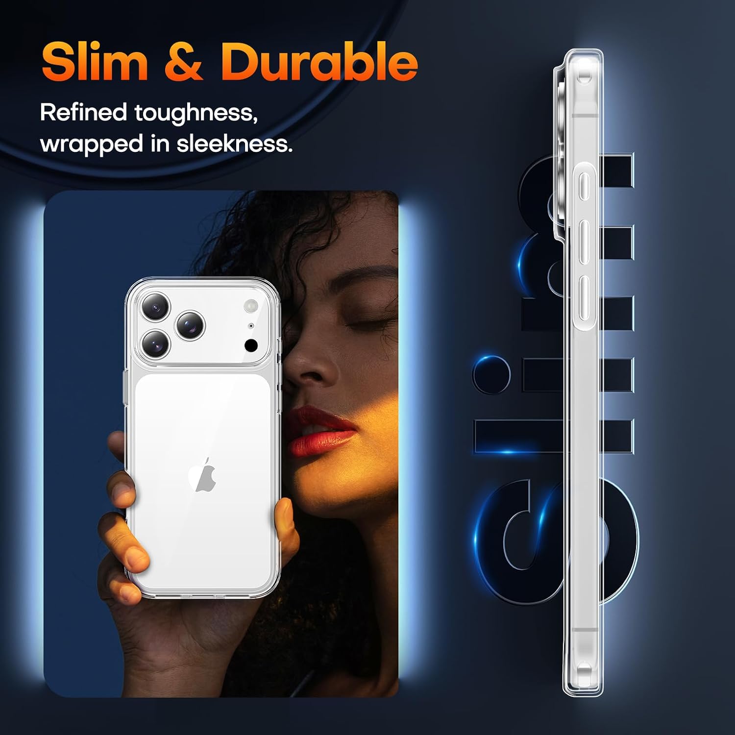 Thumbnail 6 de TAURI iPhone 17 Pro Max clear case with 1mm lip