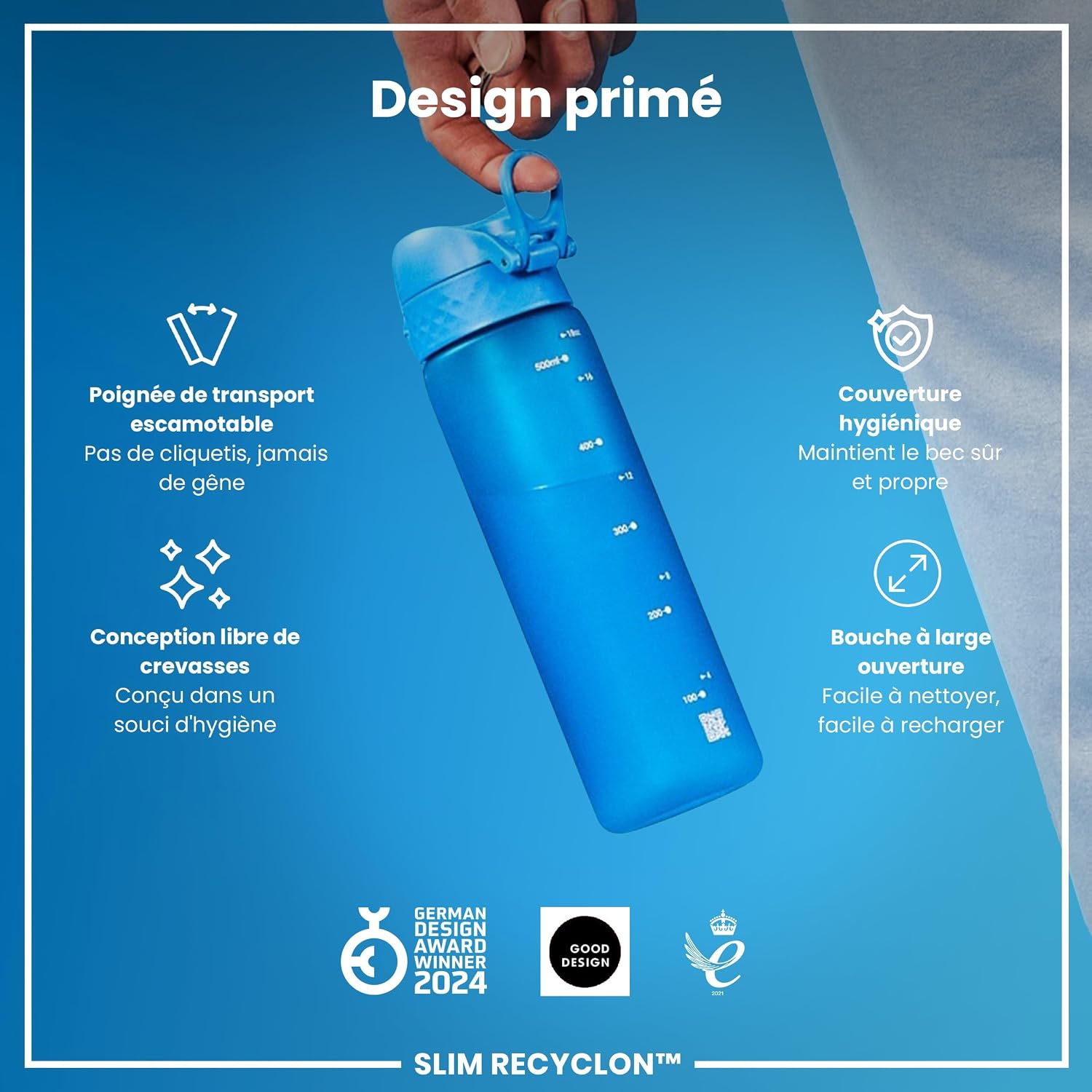 Thumbnail 5 de ION8 Gourde 500 ml Ă©tanche đ„€