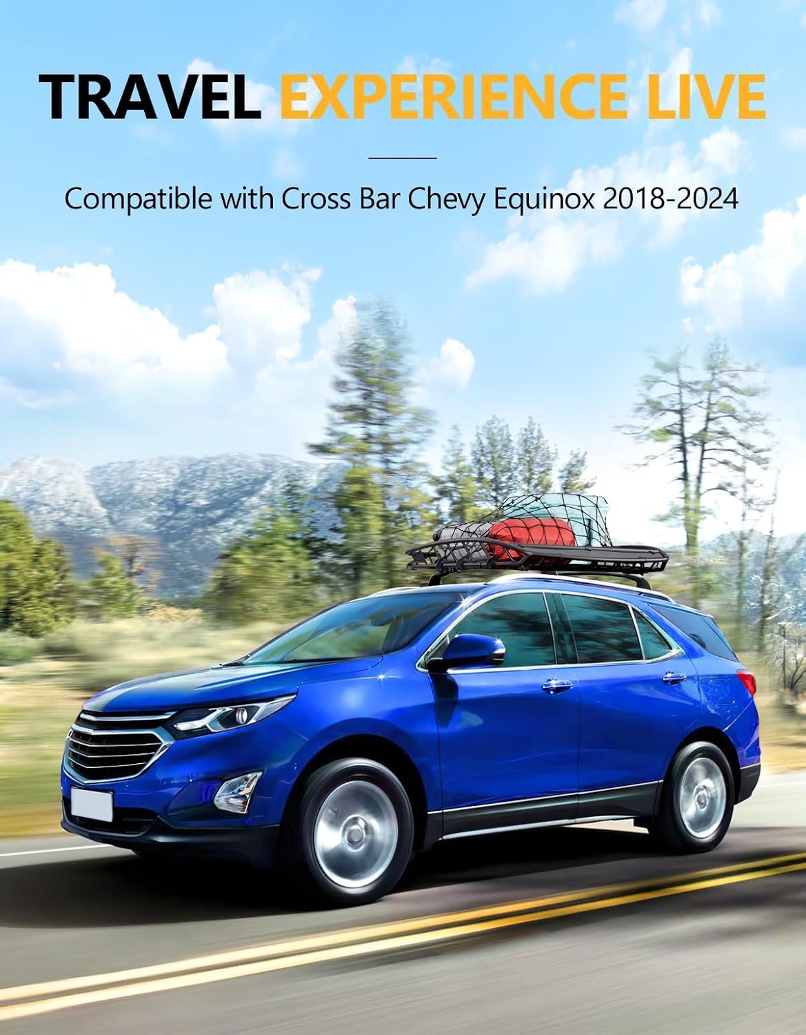 Thumbnail 6 de Tuyoung 300lbs All Aluminum Roof Rack Cross Bars for 2018-2024 Chevy Equinox & GMC Terrain