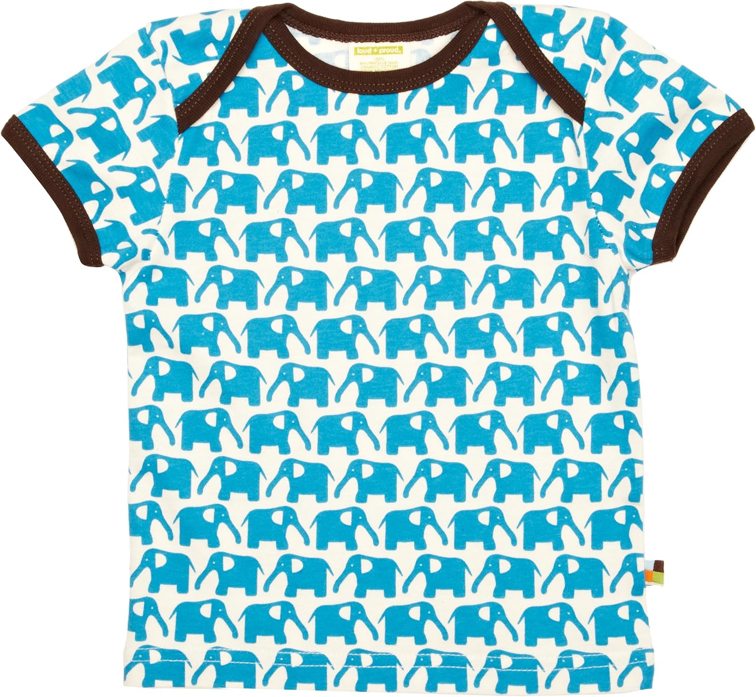 Detalle de loud + proud Unisex Baby T-Shirt 204 – 100% Baumwolle, SHIRT