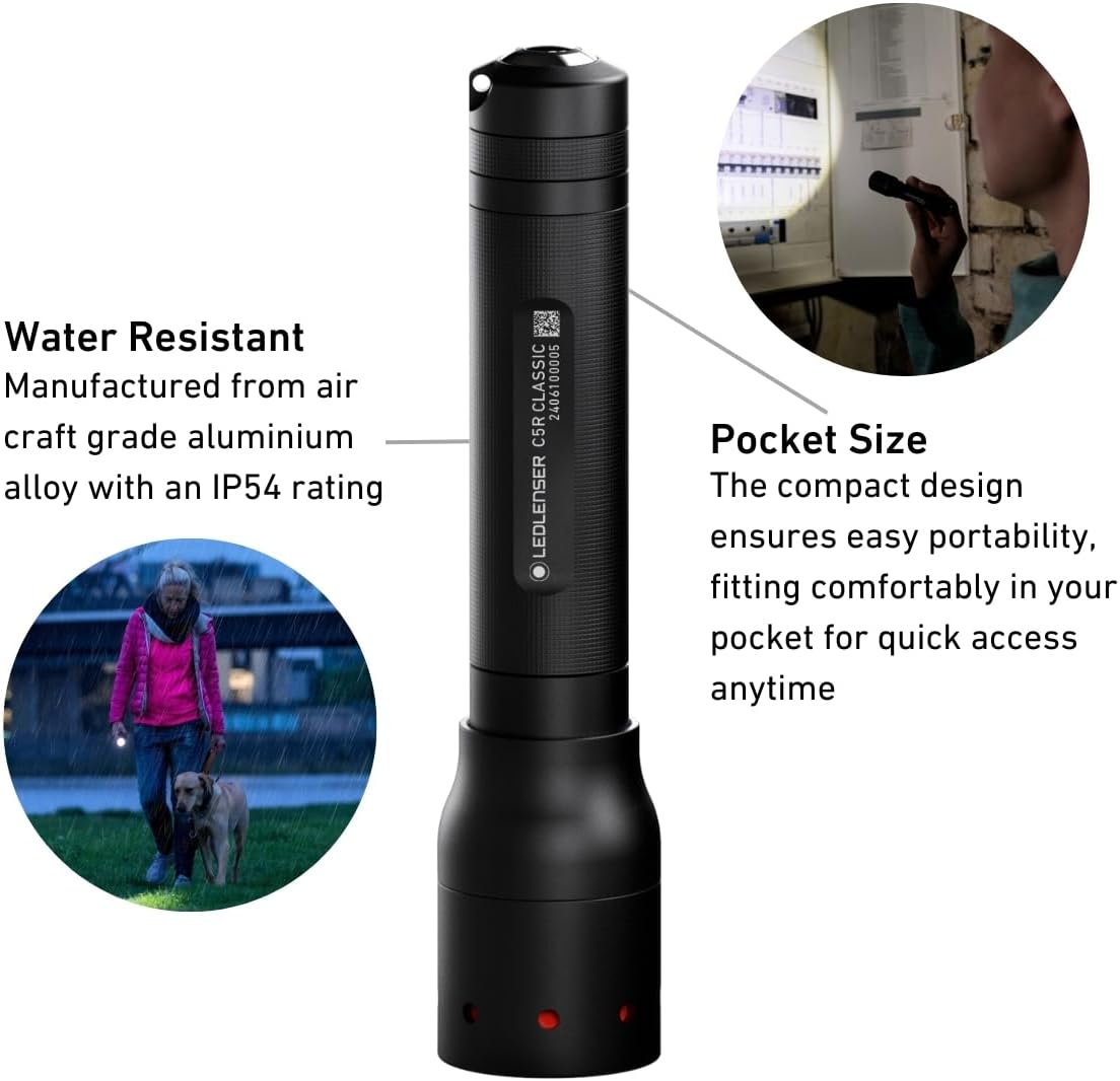Thumbnail 3 de Ledlenser C5R Classic Rechargeable LED Torch – Compact, Versatile and Long-Lasting