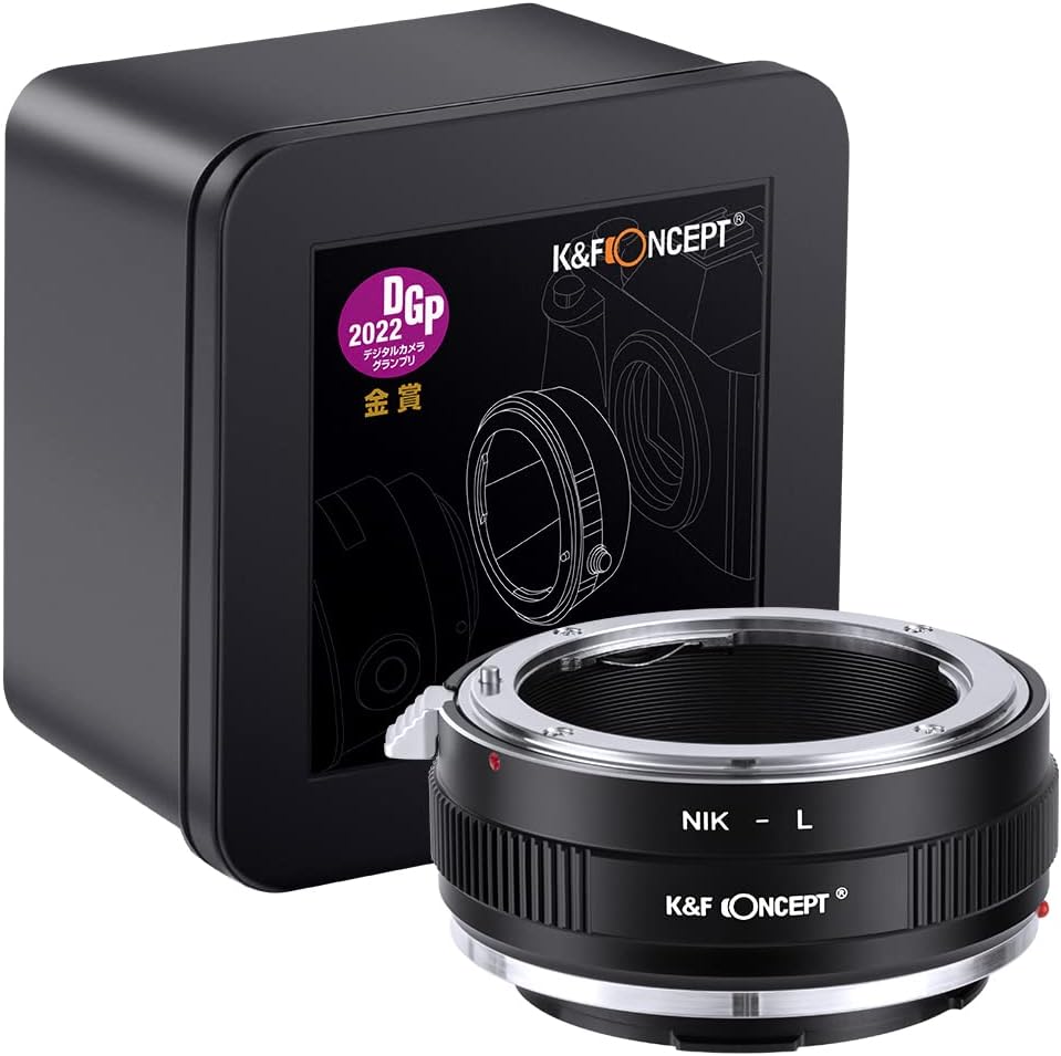 Thumbnail 1 de K&F CONCEPT Objektivadapter NIK-L für Nikon-F-Objektive an L-Mount-Kameras (manueller Fokus)