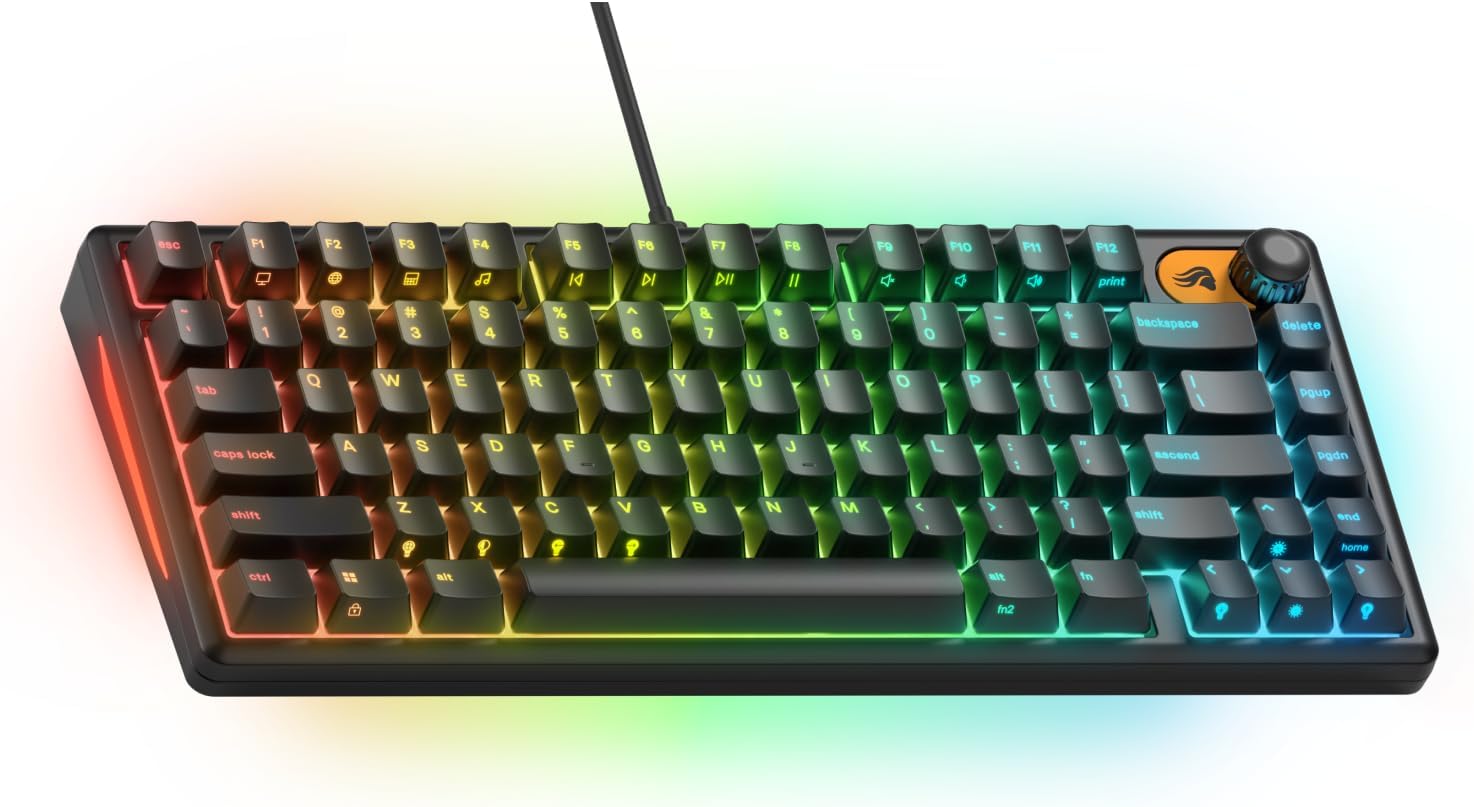 Detalle de GLORIOUS GMBK 75% tastiera gaming RGB 10 zone