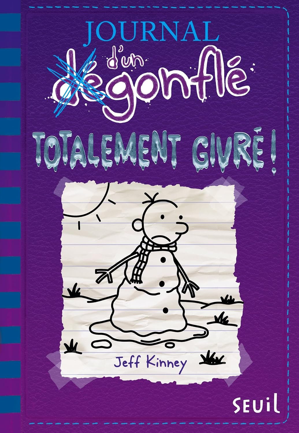 Detalle de Totalement givré: Journal d'un dégonflé, tome 13 – ilustrowana książka Seuil jeunesse