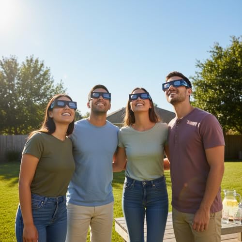 Thumbnail 6 de Absolute Eclipse Lunettes Astronomie Eclipse Solaire 2026 – Lot 6, Certification ISO 12312-2, QR d’authenticité