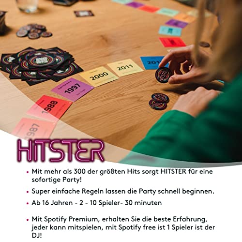 Thumbnail 4 de Hitster Musik Partyspiel für Erwachsene – das Karten- und Brettspiel für unvergessliche Partynächte