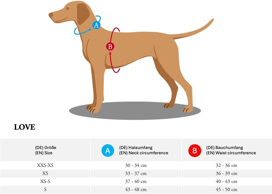 Thumbnail 2 de HUNTER Hundegeschirr Love XS–S, Lederrot ❤️🐶🐕 🐾