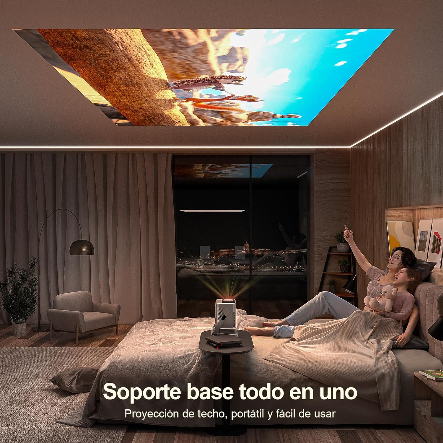 Thumbnail 4 de XuanPad Proyector Full HD 1080P WiFi6