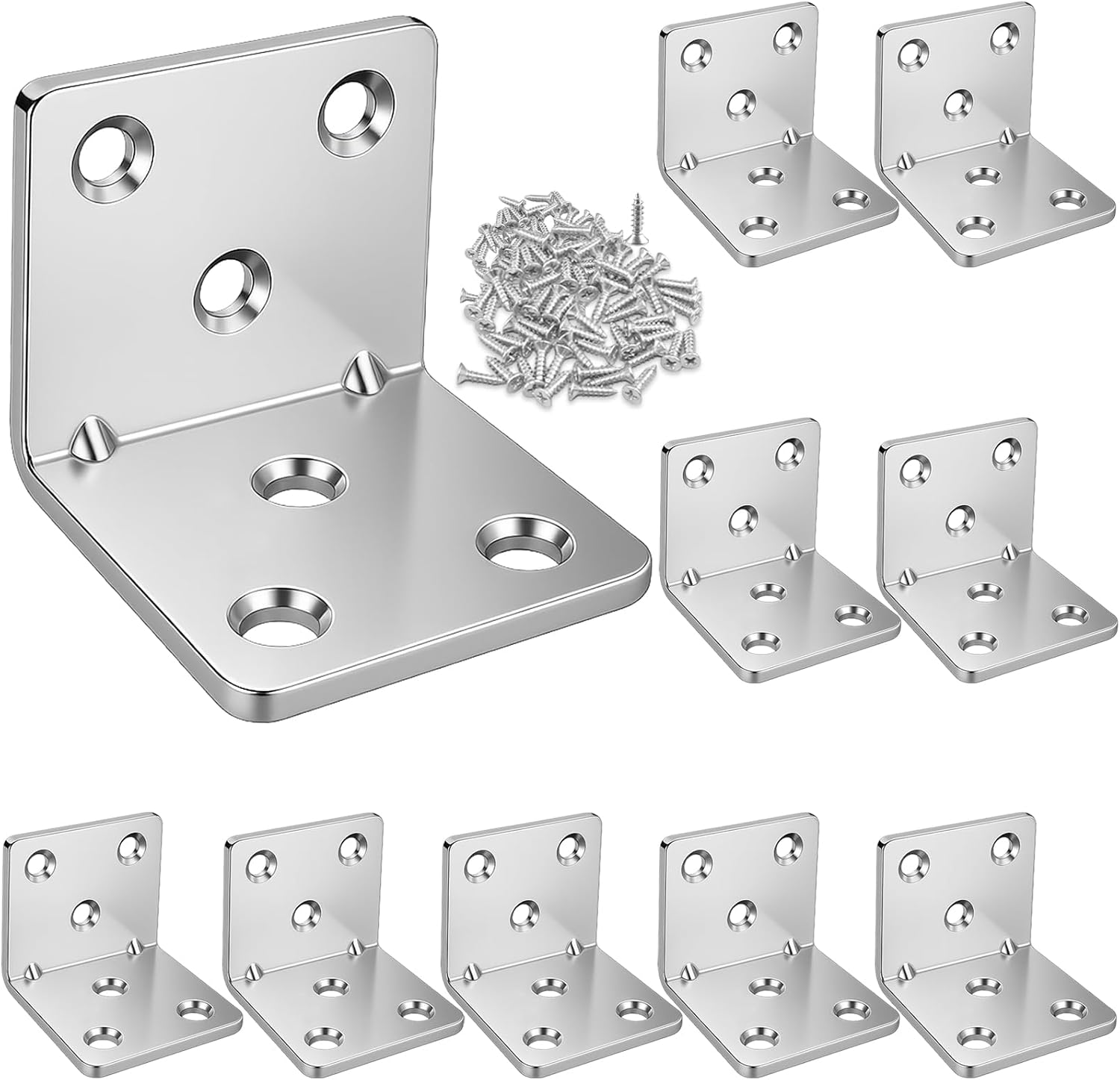 Detalle de Xyxu L Brackets for Wood 10 Pack