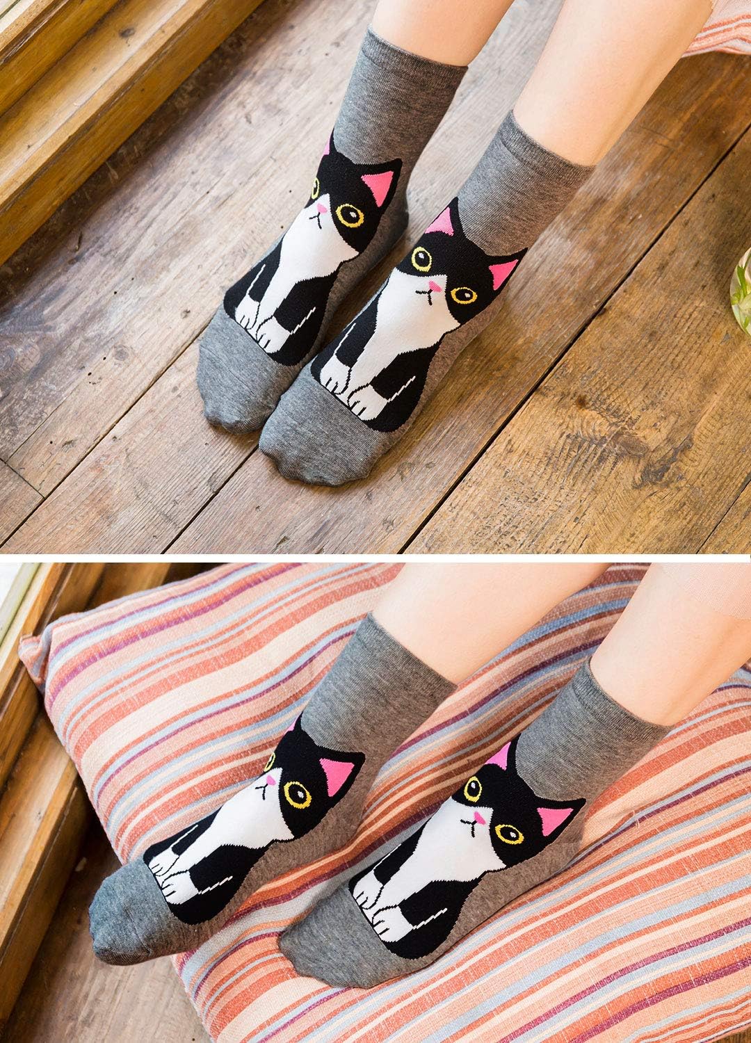 Thumbnail 4 de PUTUO Chaussettes Fantaisie Animaux EU 37-43