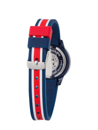 Detalle de FC Bayern München Armbanduhr Kinder – Rot/Weiß, 30 mm, offizielle Fan-Uhr