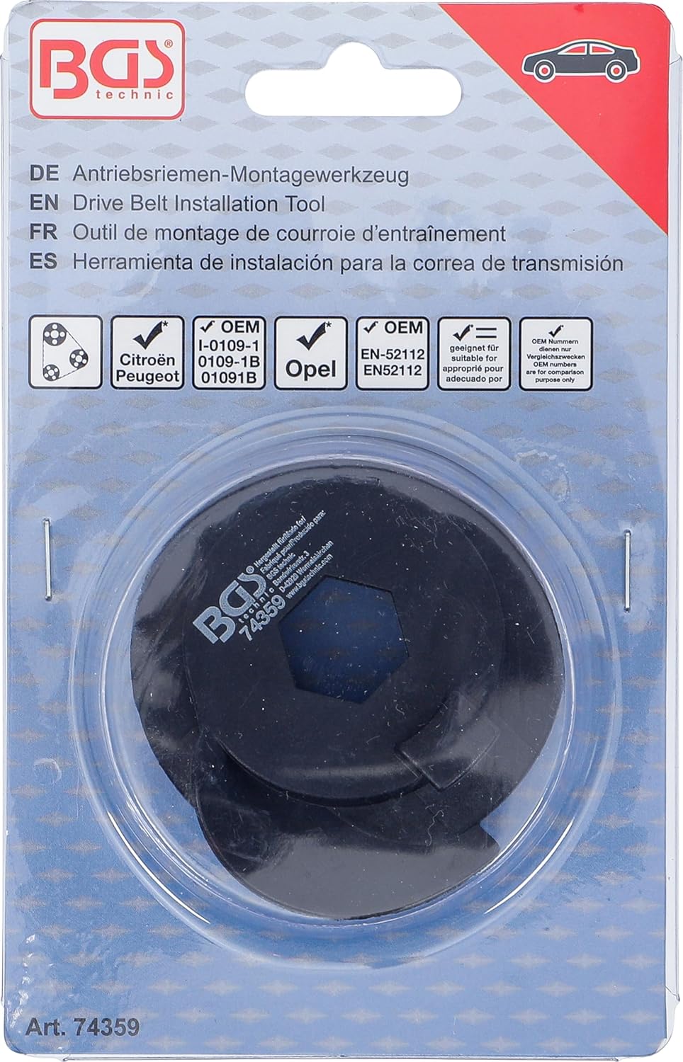 Thumbnail 4 de BGS 74359 utensile per montaggio cinghia elastica pompa dell’acqua per Citroën, Opel e Peugeot (1.0–1.2 L)
