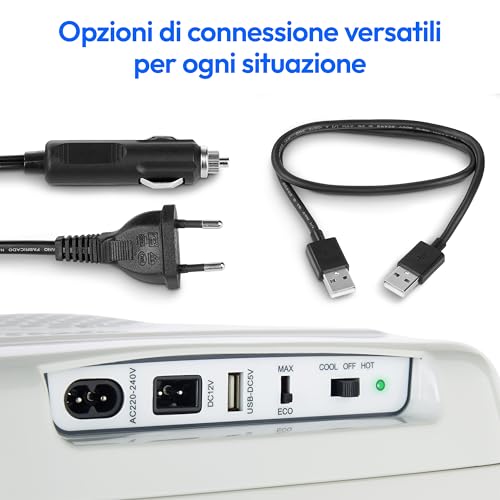 Detalle 2 de MEDION Frigo portatile termoelettrico MD10735 25 L: raffreddamento e mantenimento in caldo per auto, barca e campeggio