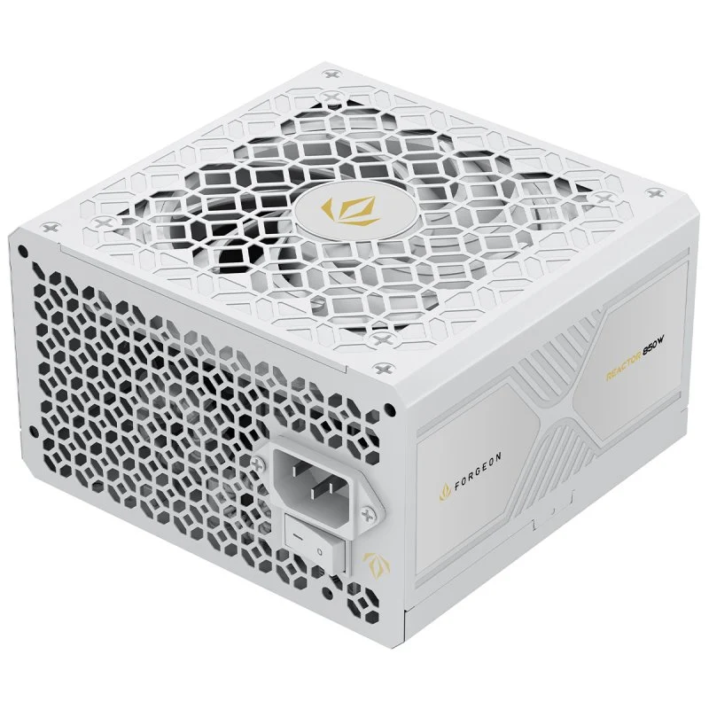 Detalle de forgeon Reactor 850W fuente ATX 3.1 850W