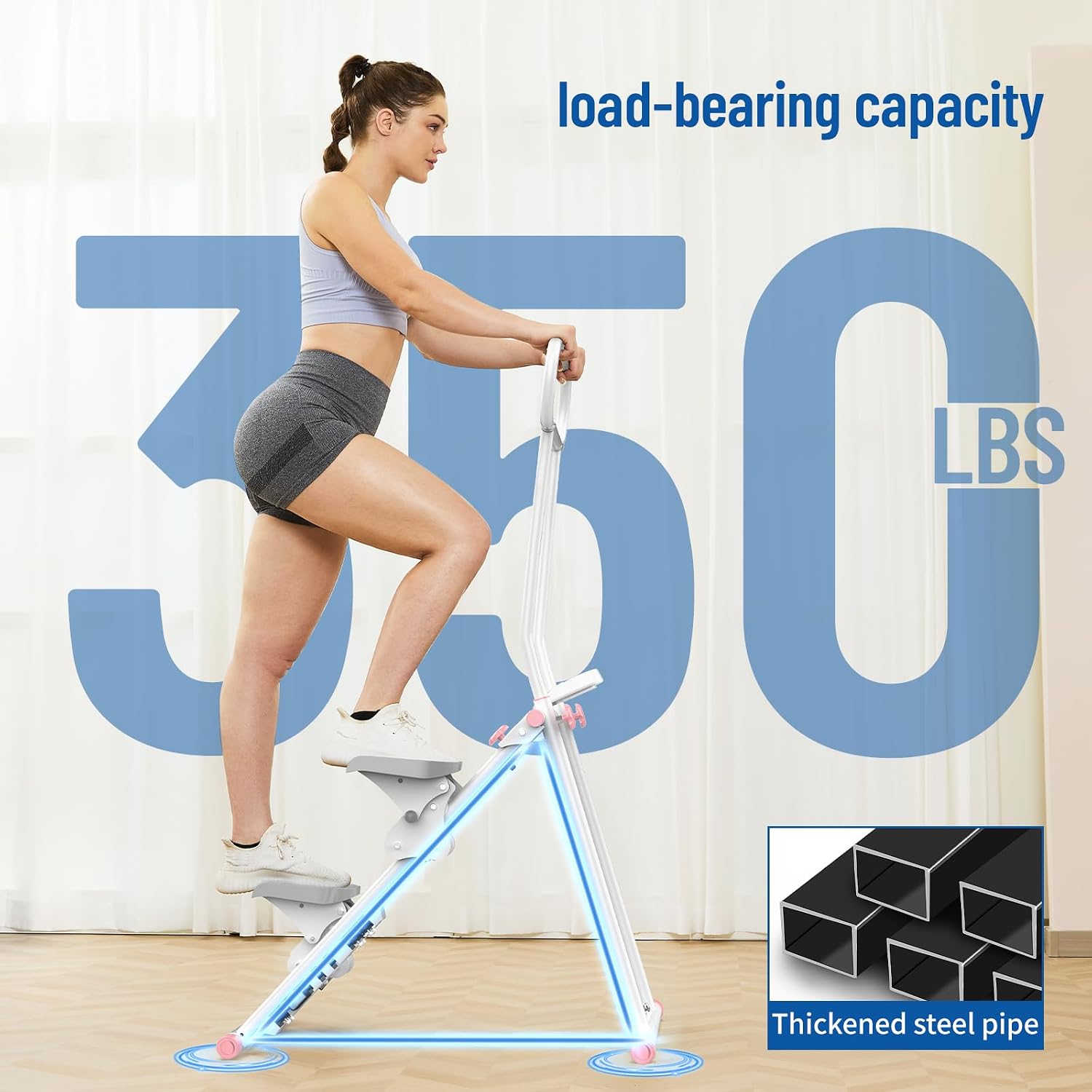 Thumbnail 4 de HXD-ERGO Stair Stepper 6-Level Resistance Climber