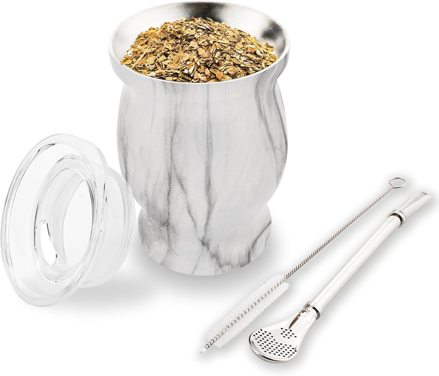 Detalle de Binsakao Yerba Mate Cup Set 8.4 oz