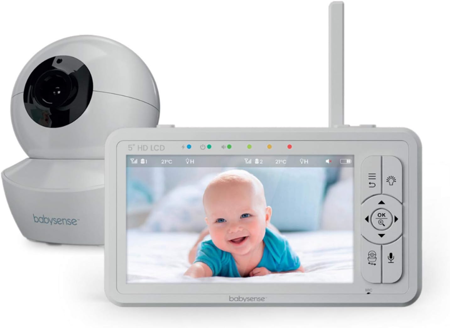 Detalle de Babysense HDS2 Babyphone mit Kamera 4000mAh