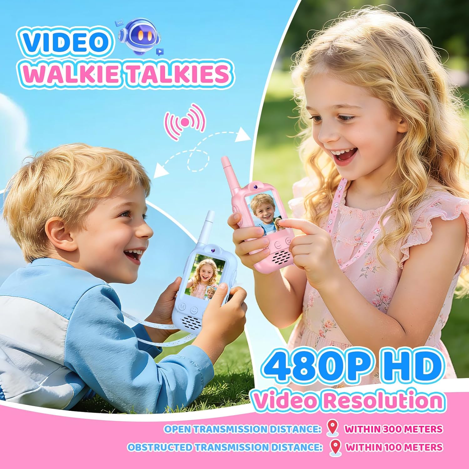 Thumbnail 2 de Video walkie talkies 4-12 for kids