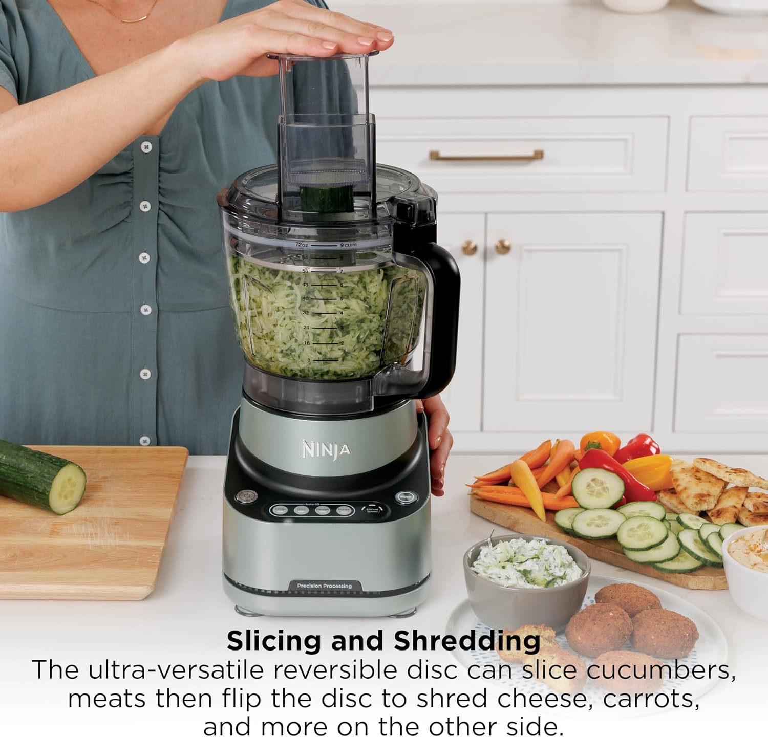 Thumbnail 6 de Ninja PrecisionPro 2.1L Food Processor BZ651UK with 4 Auto-iQ presets