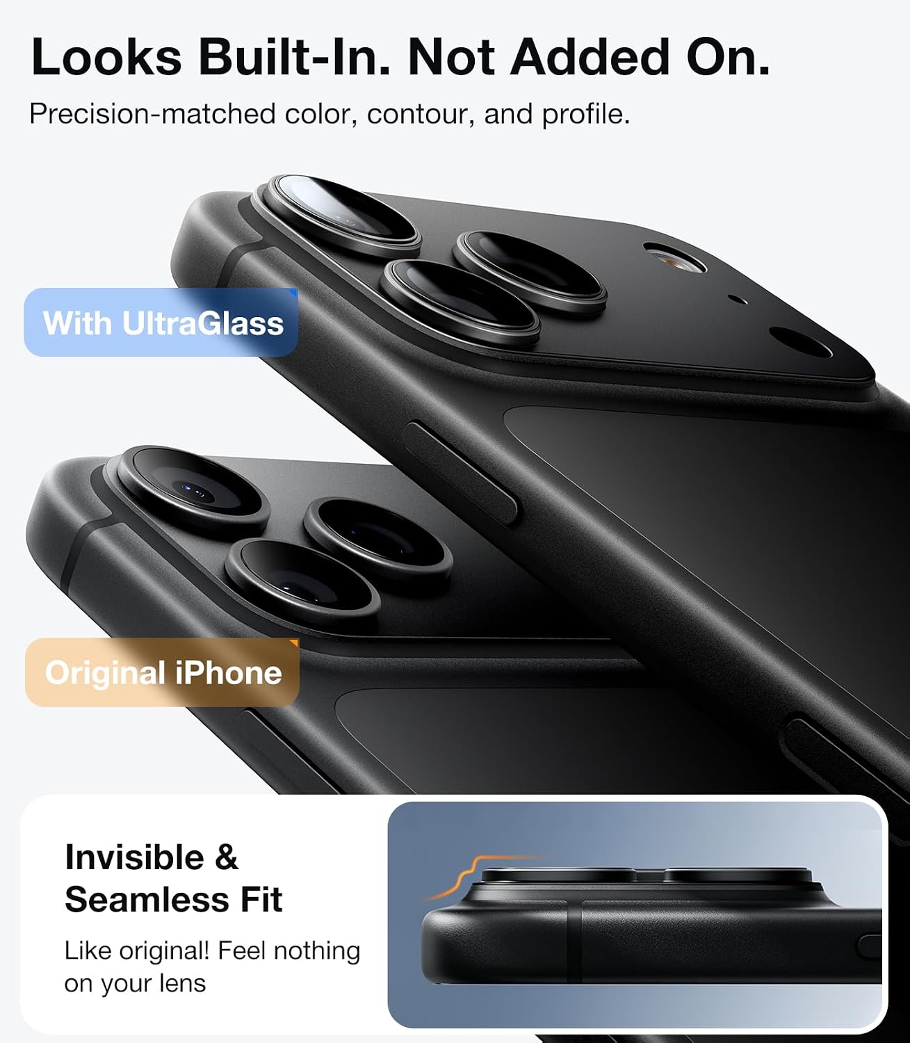 Thumbnail 5 de UltraGlass Phone 18 pro max screen protector, 9H+ Camera Lens Protector for iPhone 18 Pro Max