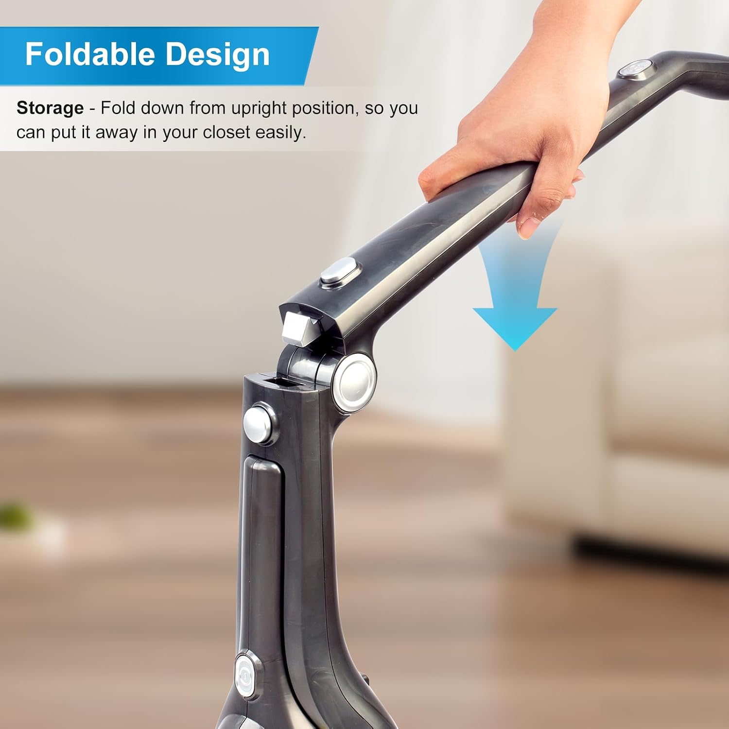 Thumbnail 6 de Akitas U10 Cordless Vacuum Cleaner — 2-in-1 Stick & Handheld with Auto-Charging Dock, 2.4kg, LED Turbo Brush