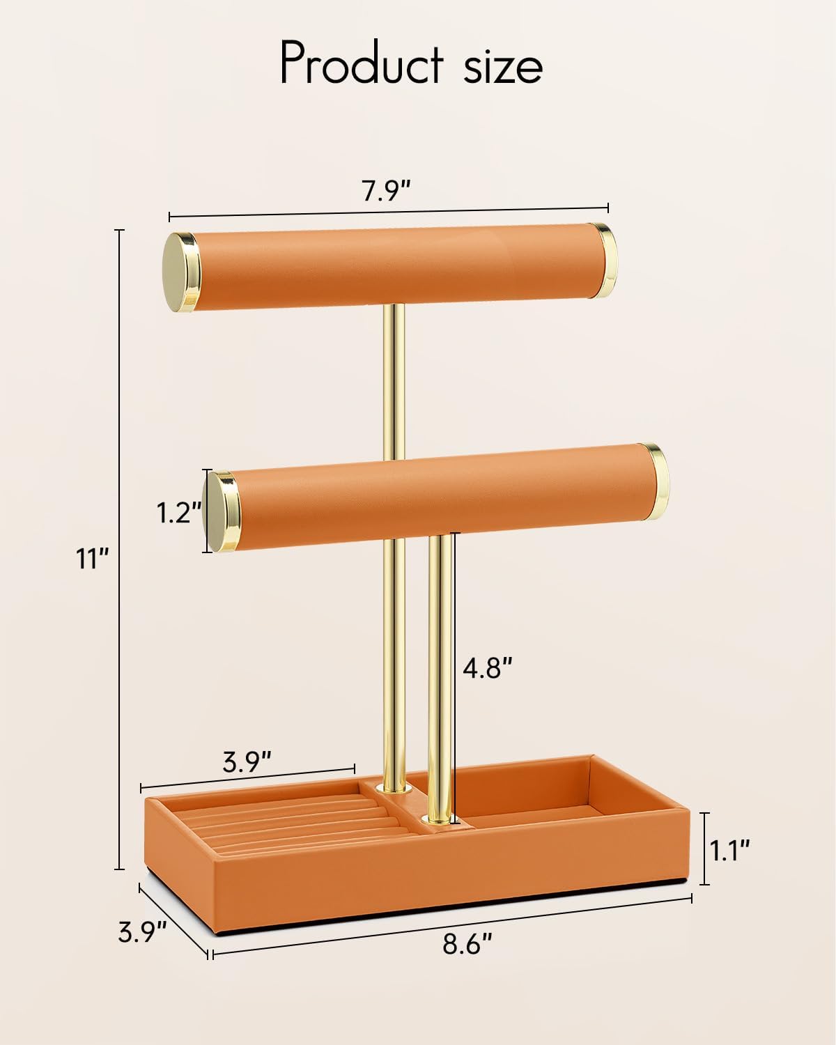 Detalle de VLANDO Jewelry Organizer, 2-Tier