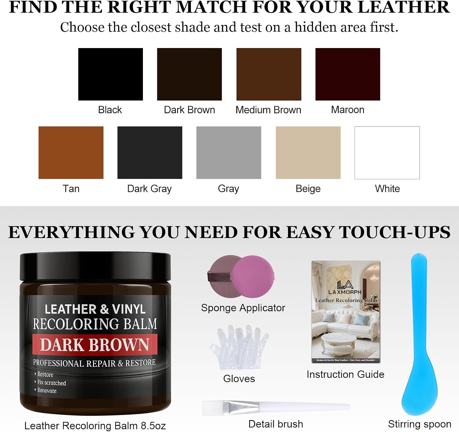 Detalle 2 de Laxmorph Leather Recolouring Balm