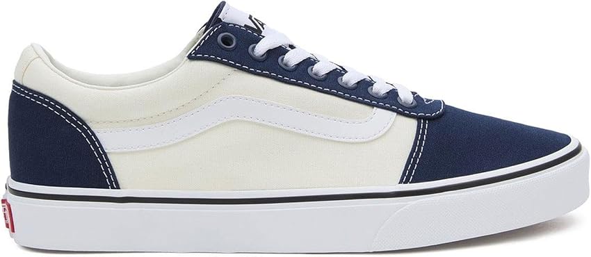 Detalle 2 de Vans Ward Zapatillas Hombre Suede/Canvas Negro/Blanco 🖤