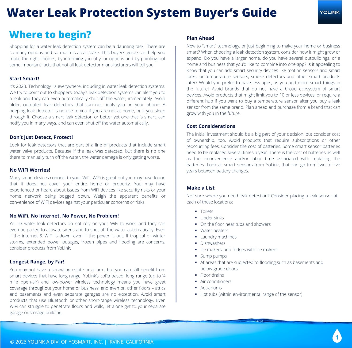 Thumbnail 3 de YoLink Water Leak Sensor YS7903