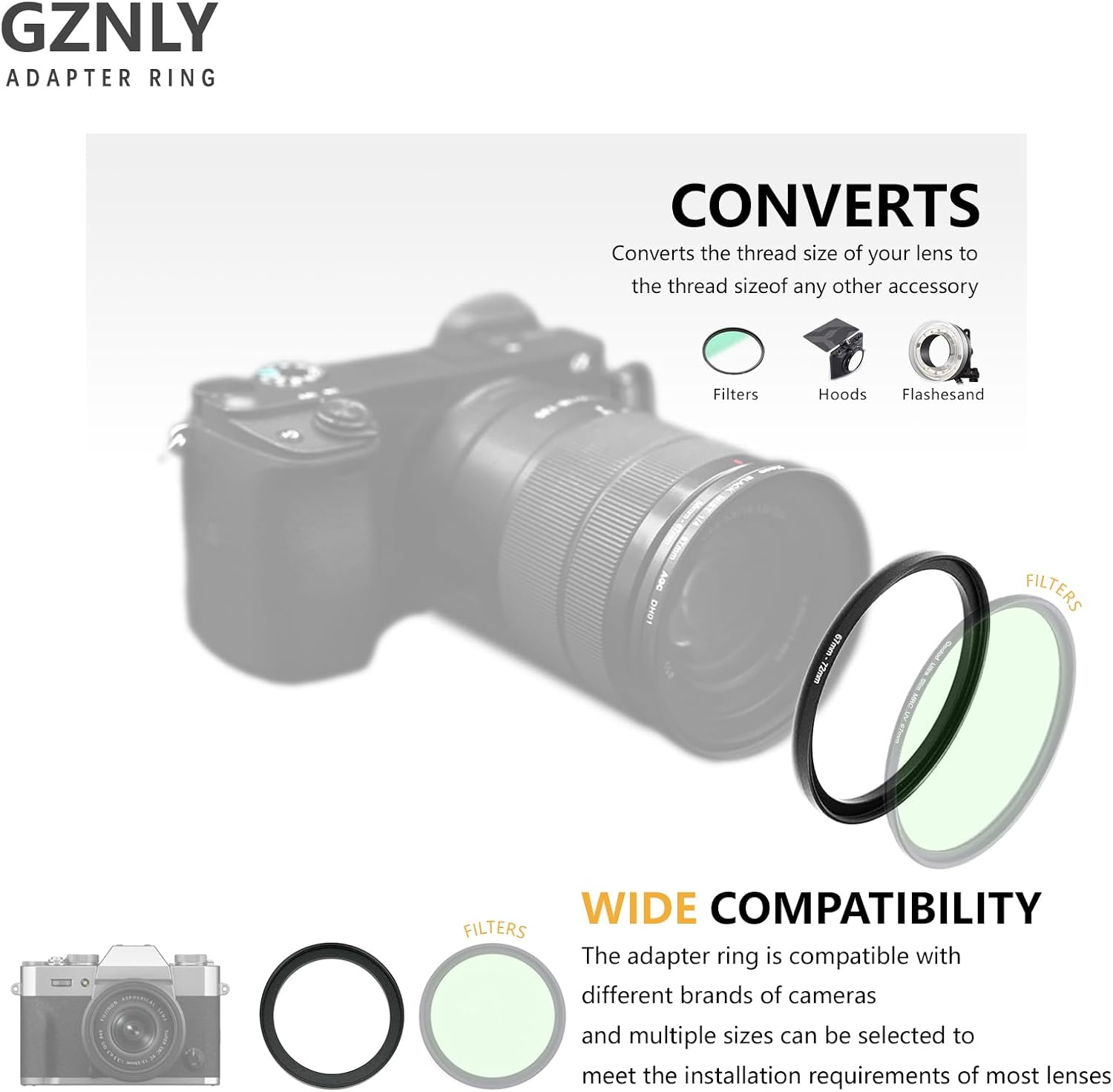 Detalle de Step-Down Ring Adapter, 77mm to 52mm