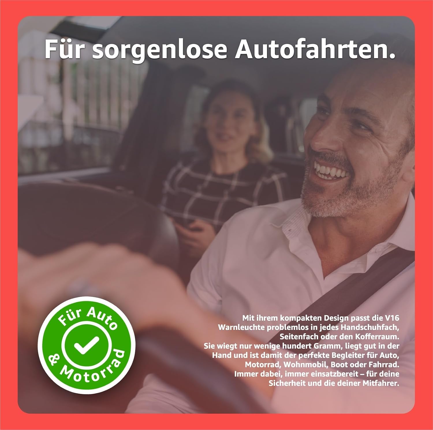 Thumbnail 5 de POWR CAR V16 Warnleuchte - IDADA 21020060 - Warndreieck & Pannendreieck - EU Zulassung 2026 - Auto & Motorrad
POWR CAR V16 Warnleuchte - IDADA 210…