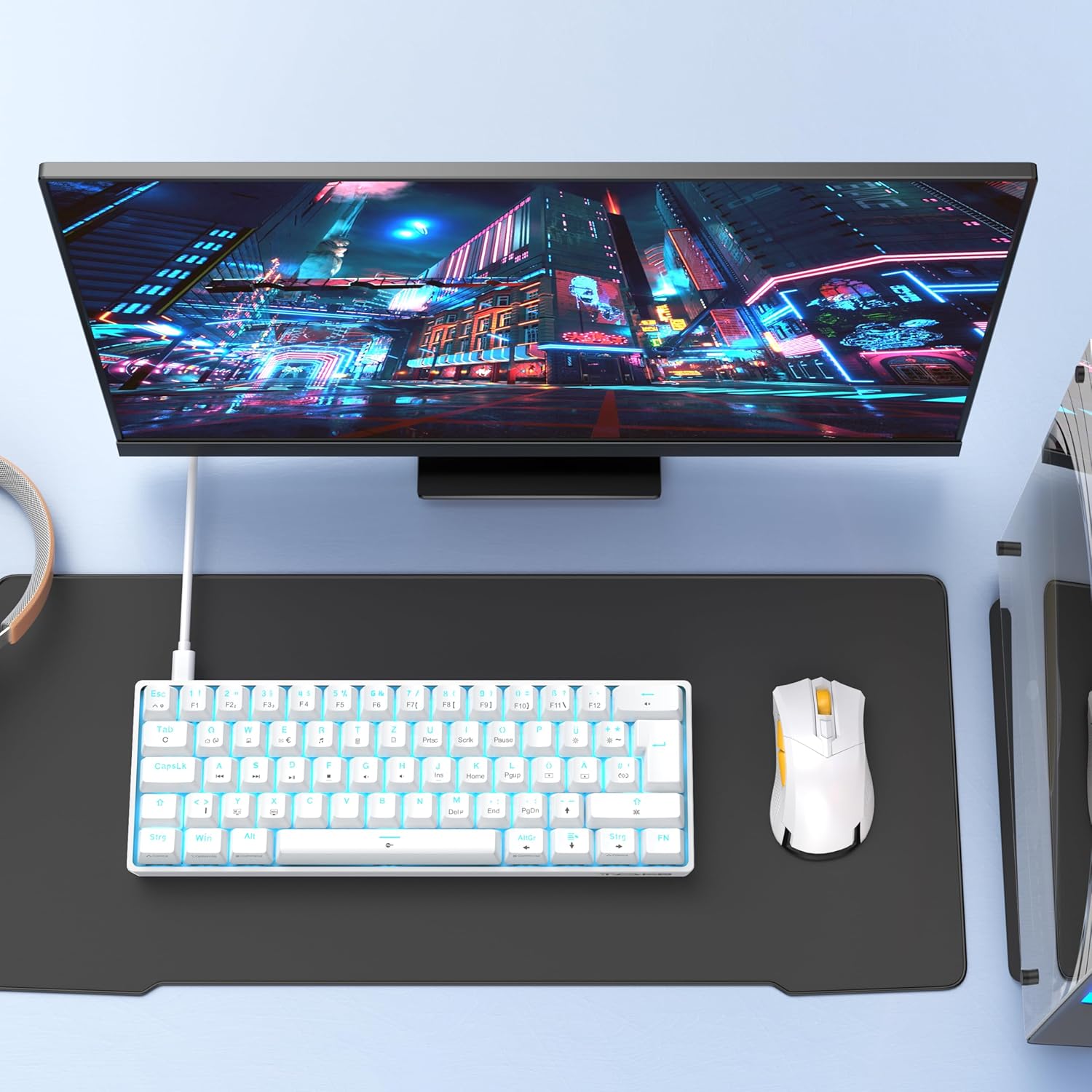 Thumbnail 6 de TMKB T61SE mechanische Gaming‑Tastatur, deutsches QWERTZ