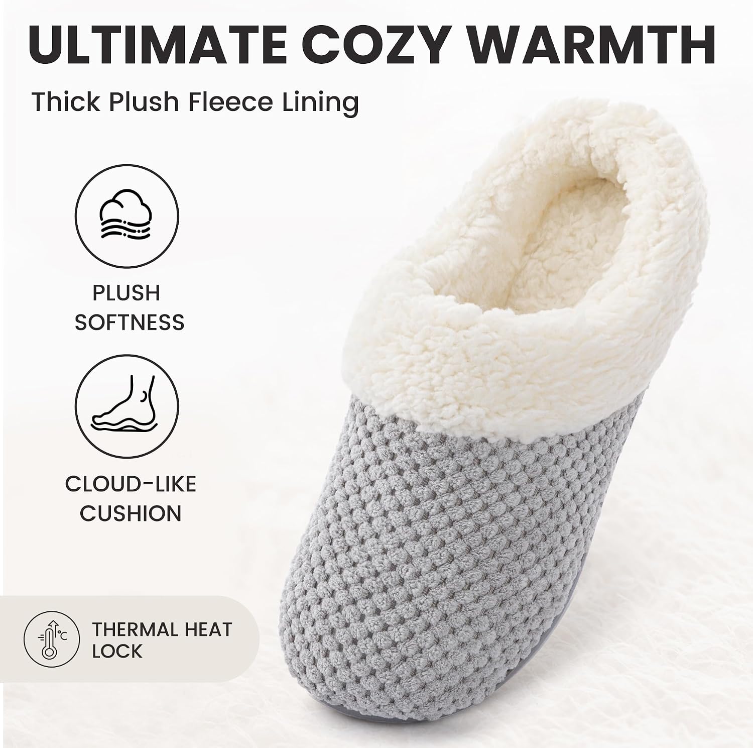 Thumbnail 4 de ULTRAIDEAS Women's Fleece Slippers