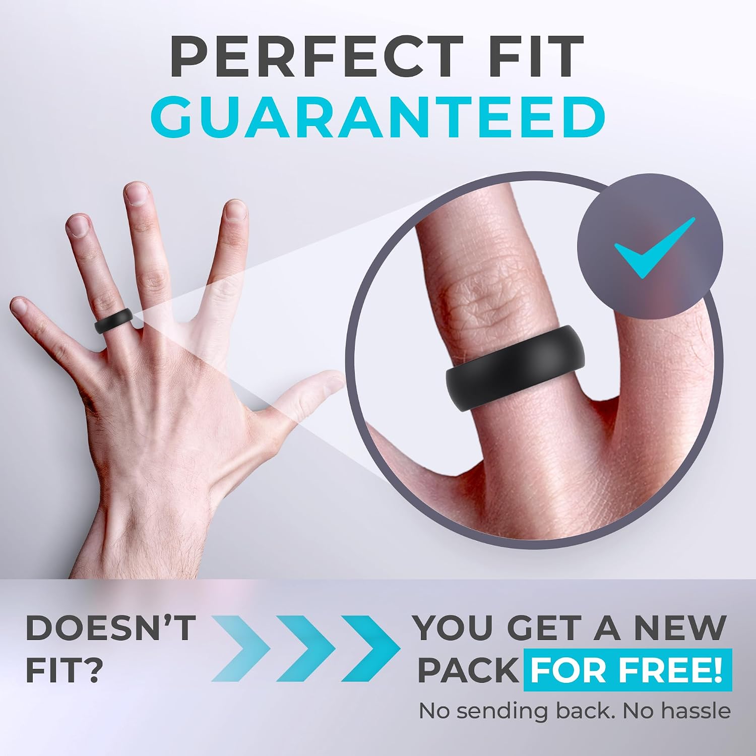 Detalle 2 de ThunderFit Air Groove Silicone Ring 1.8mm