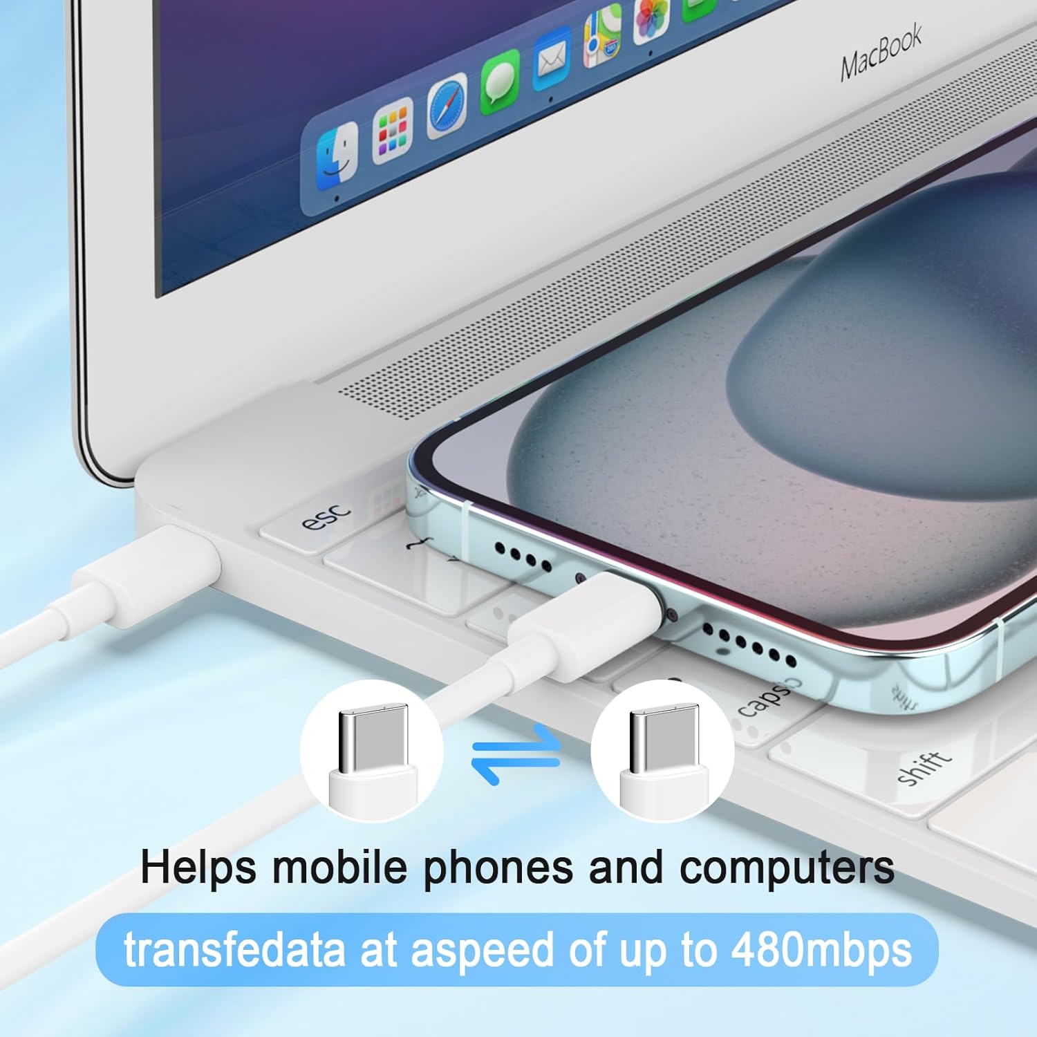 Thumbnail 4 de iPhone 17 4-Pack USB‑C Fast Charger 6ft 📱