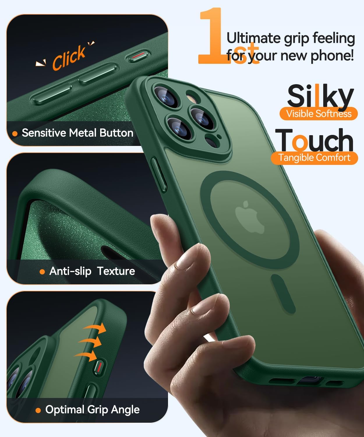 Thumbnail 4 de CANSHN Magnetic iPhone 15 Pro Max Case 6.7 inch