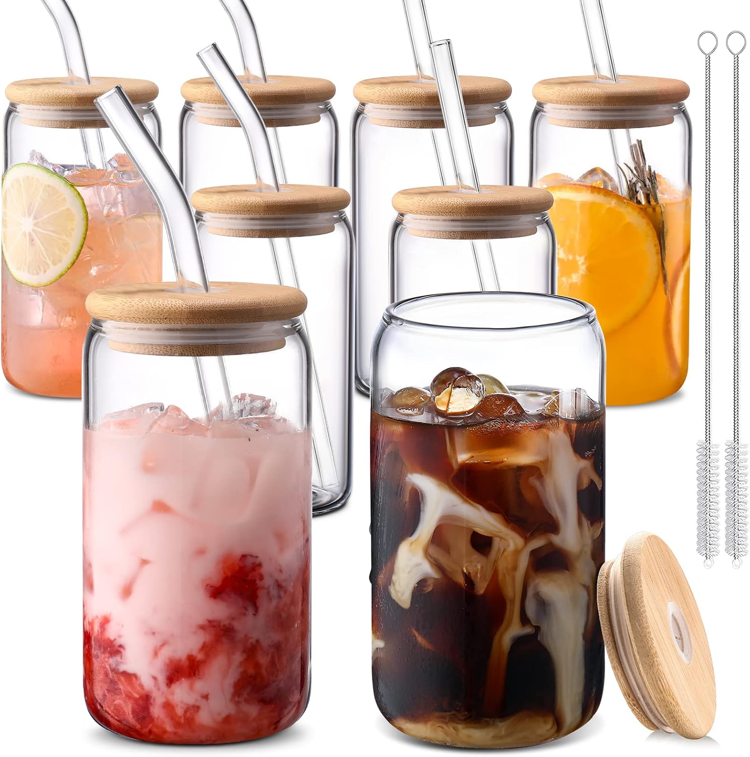 Thumbnail 5 de DWTS DANWEITESI 16oz Glass Cups 🥤