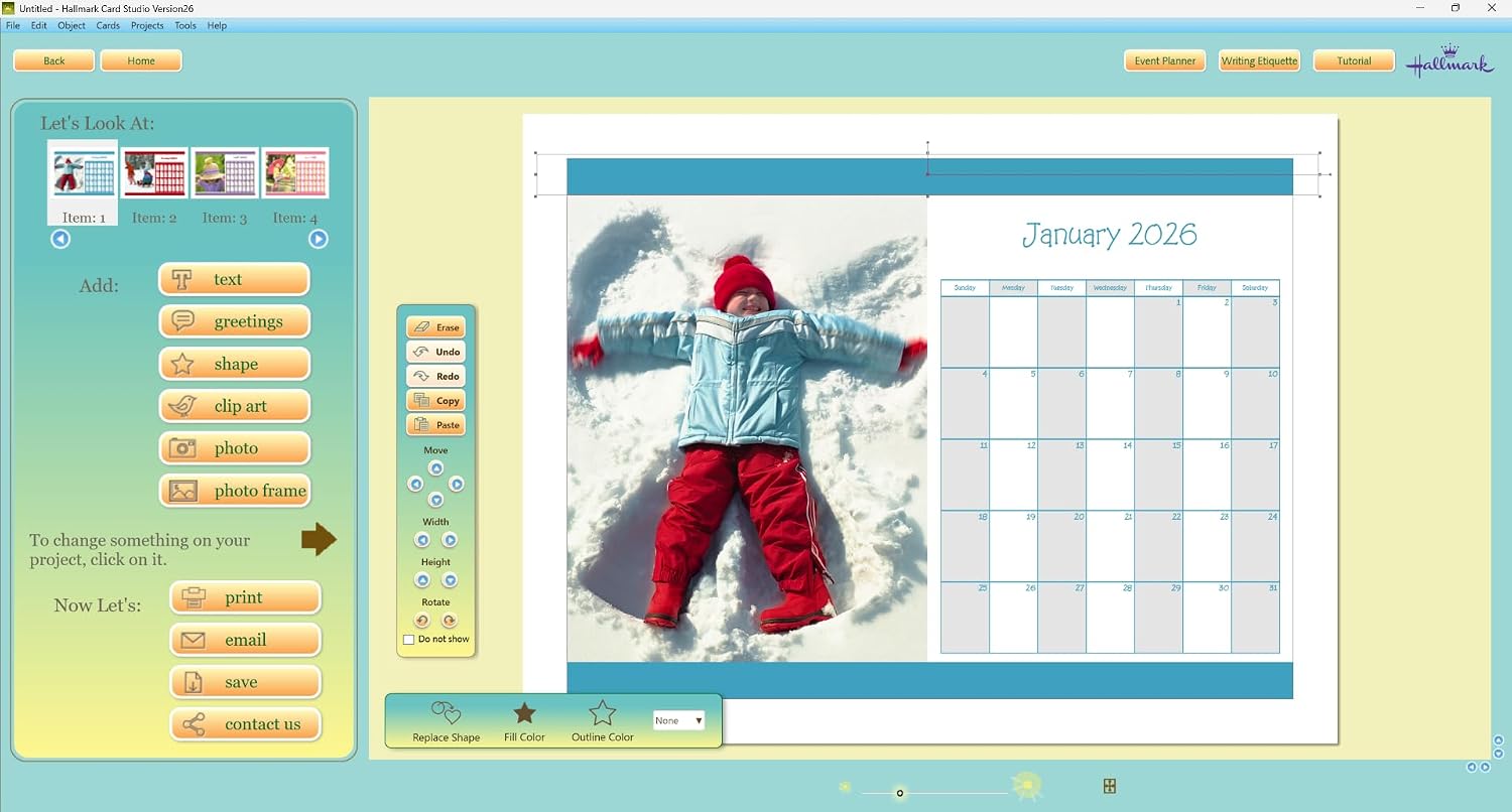 Thumbnail 1 de Hallmark Card Studio Deluxe 2026 [PC Download] by Avanquest