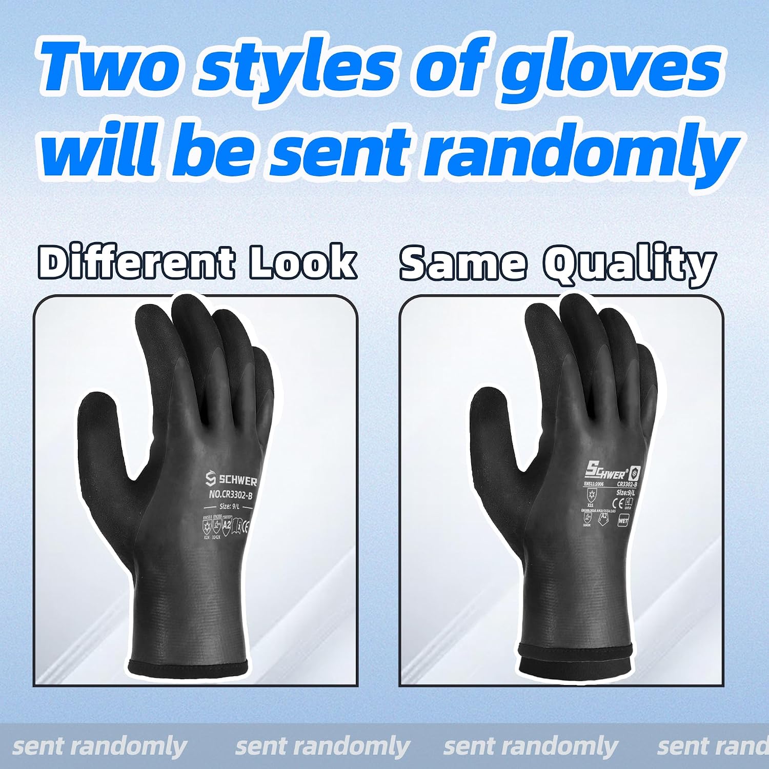 Thumbnail 1 de Schwer winter work gloves CR3302-B
