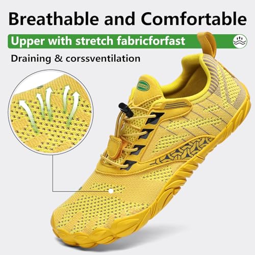 Detalle de SAGUARO Mujere Barefoot Trail Running Shoes para hombre: zapatillas de trail descalzas, preparación para exterior