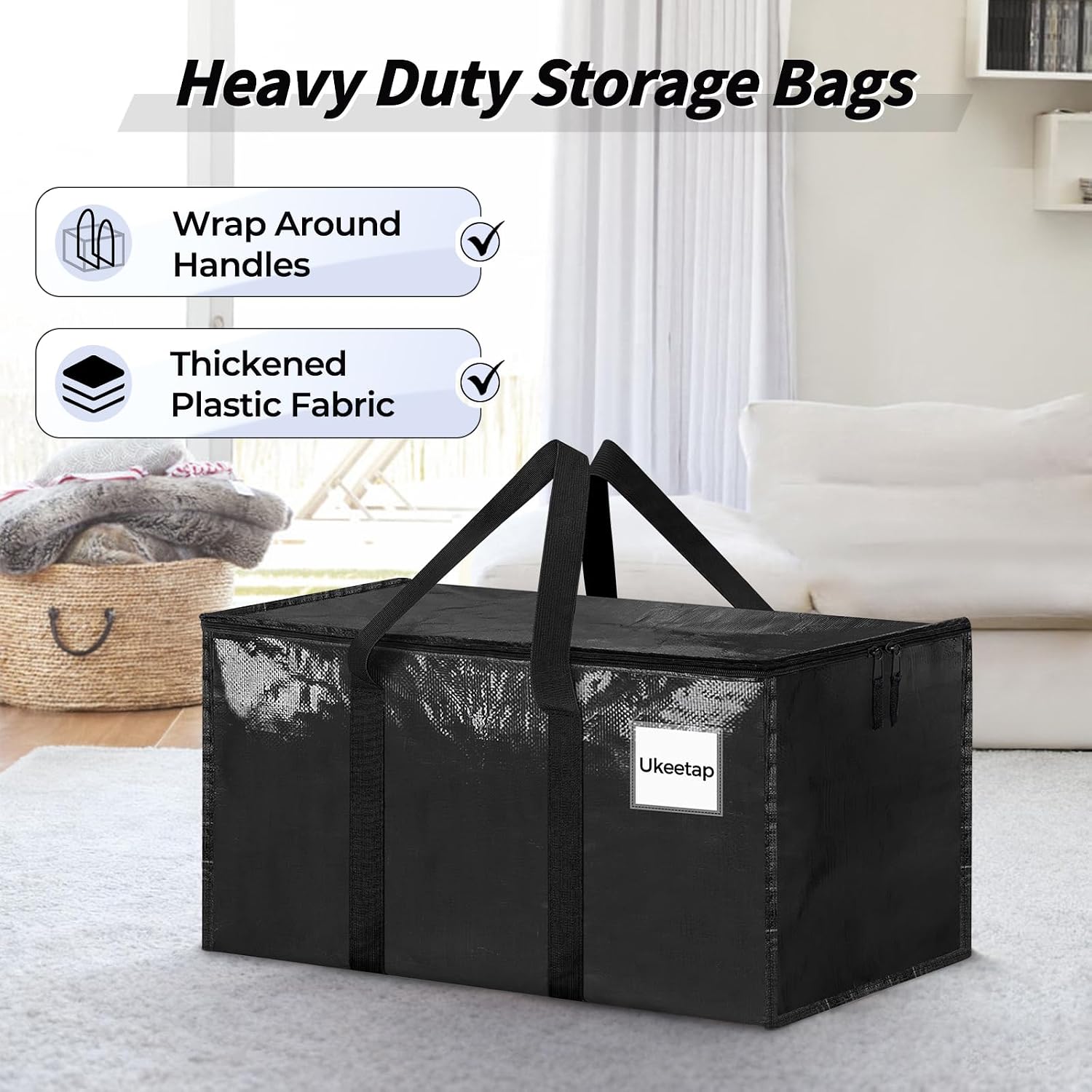 Detalle 2 de Ukeetap Clothing Storage Bags, 16-Pack