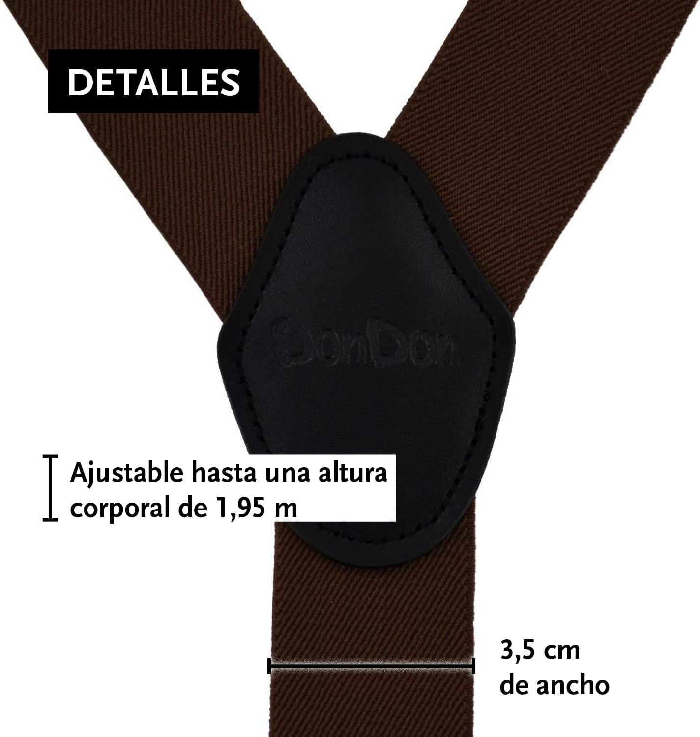 Thumbnail 2 de DonDon tirantes 3,5 cm para pantalón