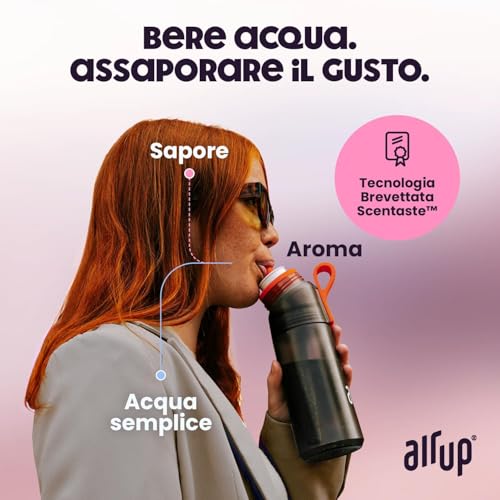 Thumbnail 1 de AIR UP Borraccia Twist Pro Lavender 600ml con 5 pod aromatizzati