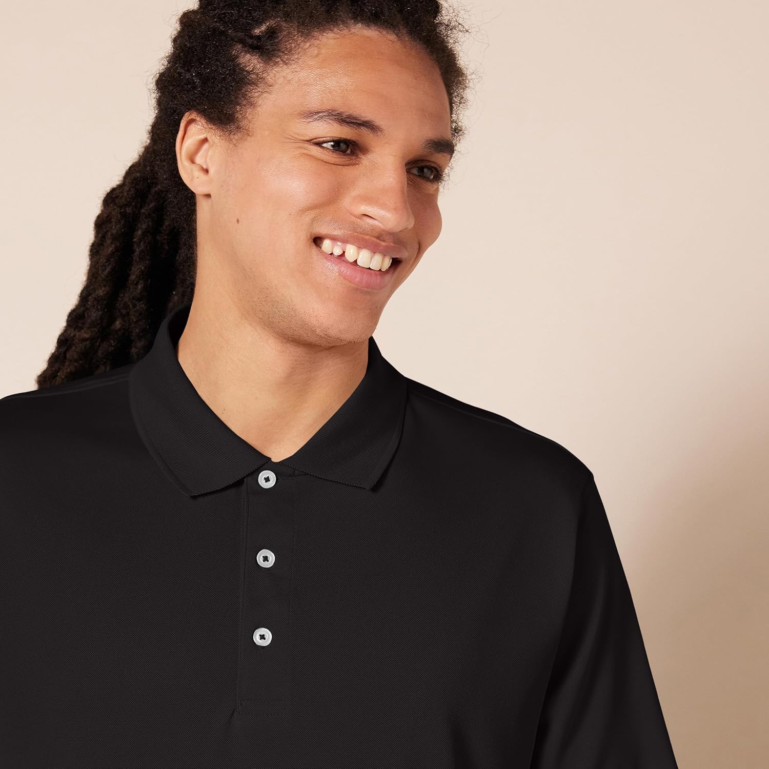 Thumbnail 3 de Amazon Essentials polo da golf uomo a maniche corte ad asciugatura rapida in poliestere riciclato