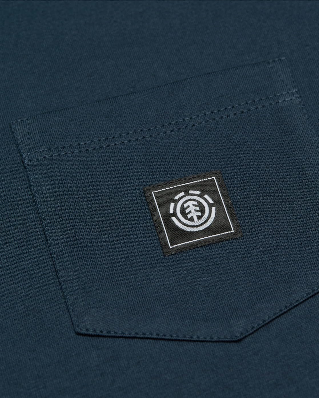 Detalle de Element Icon Label Pocket Y T-Shirt Garçon (Lot de 1) – coton biologique avec poche logo
